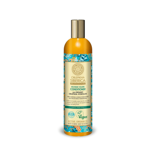 Conditioner with Organic Oblepikha Hydrolate For All Hair Types, 400 ml - Natura Siberica Kuwait