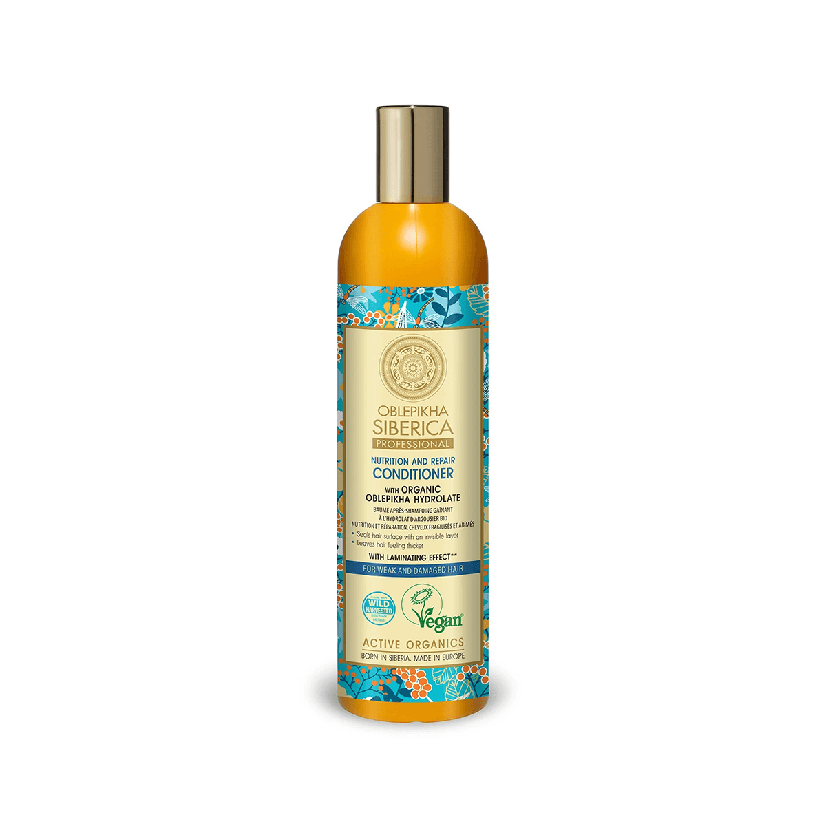 Conditioner with Organic Oblepikha Hydrolate For Weak And Damaged Hair, 400 ml - Natura Siberica Kuwait