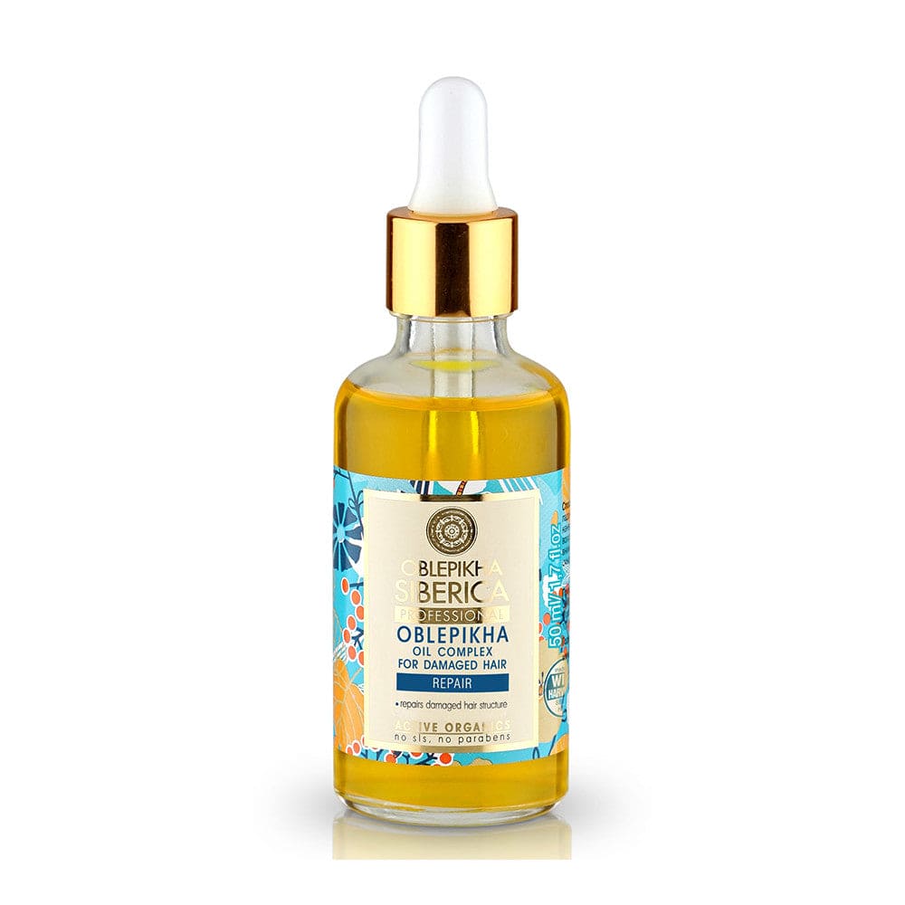 Oil Complex For Damaged Hair With Organic Oblepikha Hydrolate, 50 mlc - Natura Siberica Kuwait