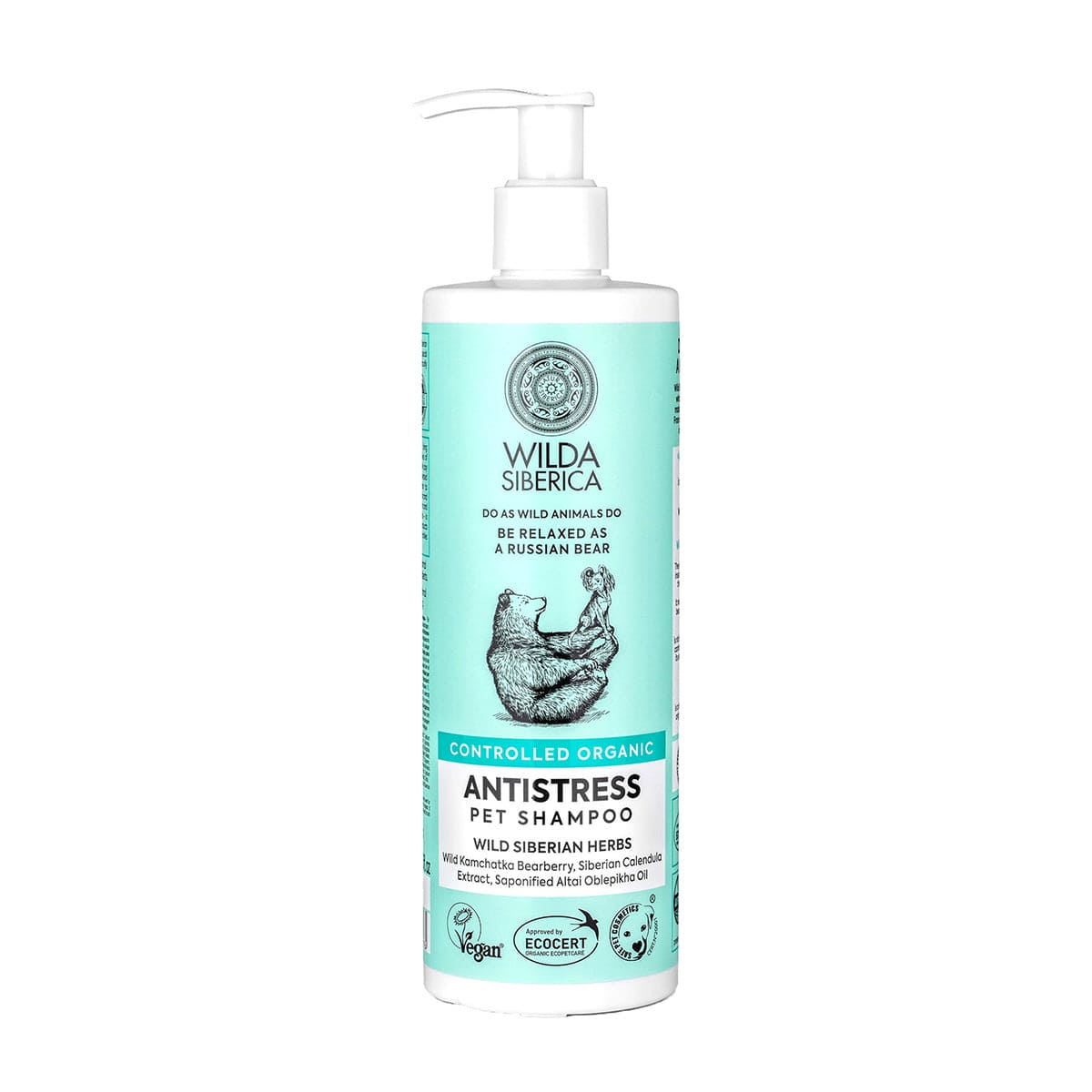 Wilda Siberica. Сontrolled organic "Antistress" pet shampoo, 400 ml - Natura Siberica Kuwait