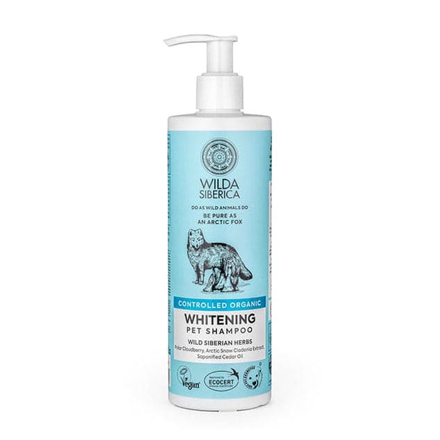 Wilda Siberica. Сontrolled organic "Whitening" pet shampoo, 400 ml - Natura Siberica Kuwait