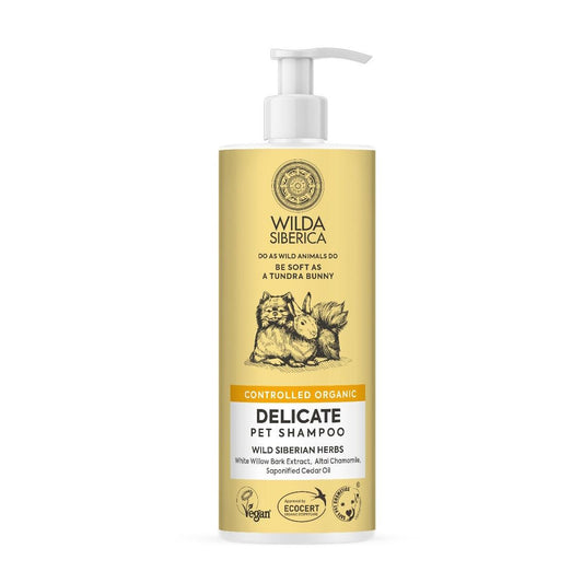 Wilda Siberica. Controlled organic "Delicate" pet shampoo, 400 ml - Natura Siberica Kuwait