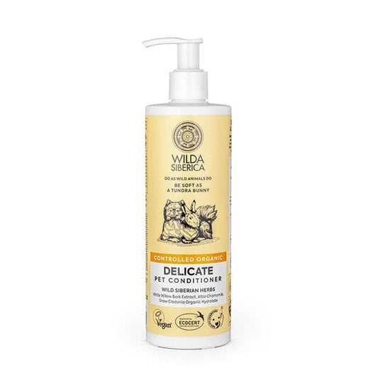 Wilda Siberica. Сontrolled organic "Delicate" pet conditioner, 400 ml - Natura Siberica Kuwait