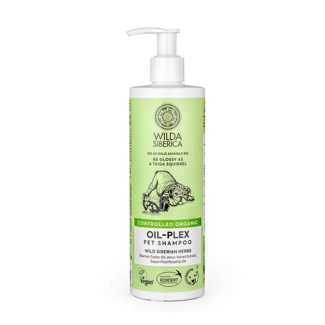 Wilda Siberica. Сontrolled organic "Oil-plex" pet shampoo, 400 ml - Natura Siberica Kuwait