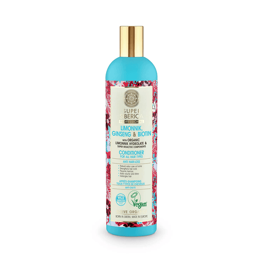 Super Siberica Limonnik, ginseng & biotin. Conditioner for All Hair Types, 400 ml - Natura Siberica Kuwait