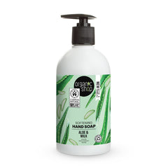 OS Softening Hand Soap Aloe and Milk, 500 ml - Organic Shop Kuwait