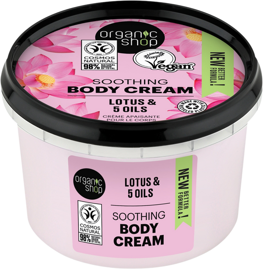 OS Soothing Body Cream Lotus, 250 ml - Organic Shop Kuwait