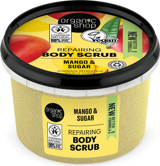 OS Repairing Body Scrub Mango, 250 ml - Organic Shop Kuwait