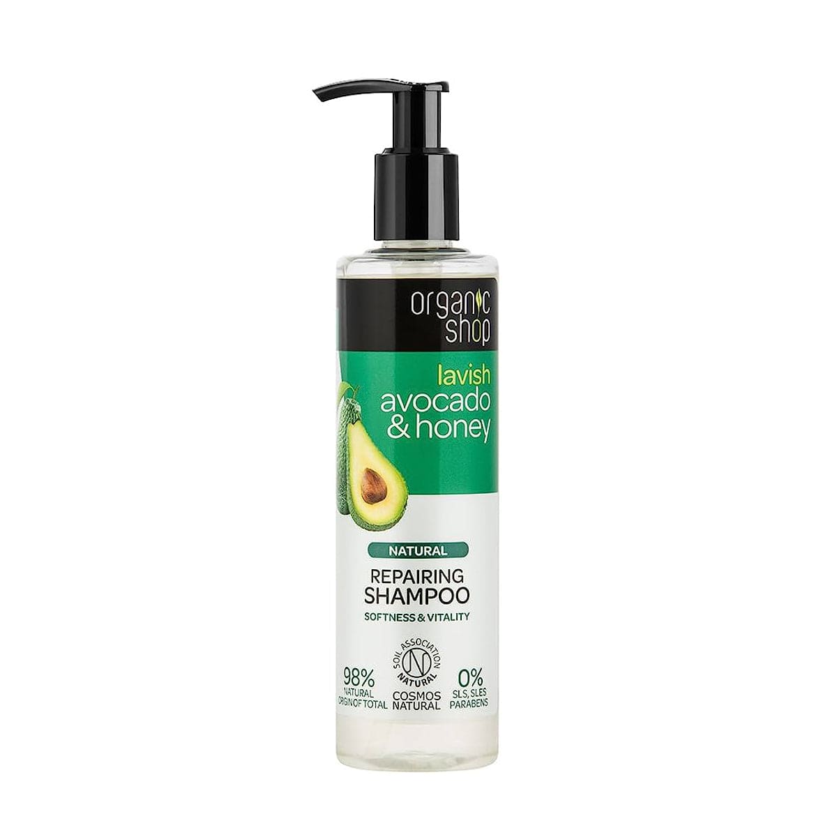 Organic Shop Avocado & Honey shampoo, 280 ml - Organic Shop Kuwait