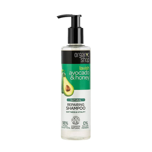 Organic Shop Avocado & Honey shampoo, 280 ml - Organic Shop Kuwait