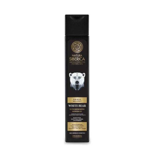 NS Men Super Refreshing Shower Gel White Bear, 250 ml - Natura Siberica Kuwait