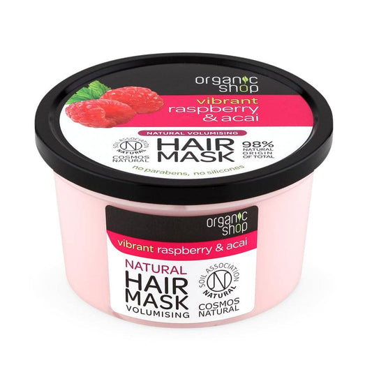 Organic Shop Raspberry & Acai hair mask, 250 ml - Organic Shop Kuwait