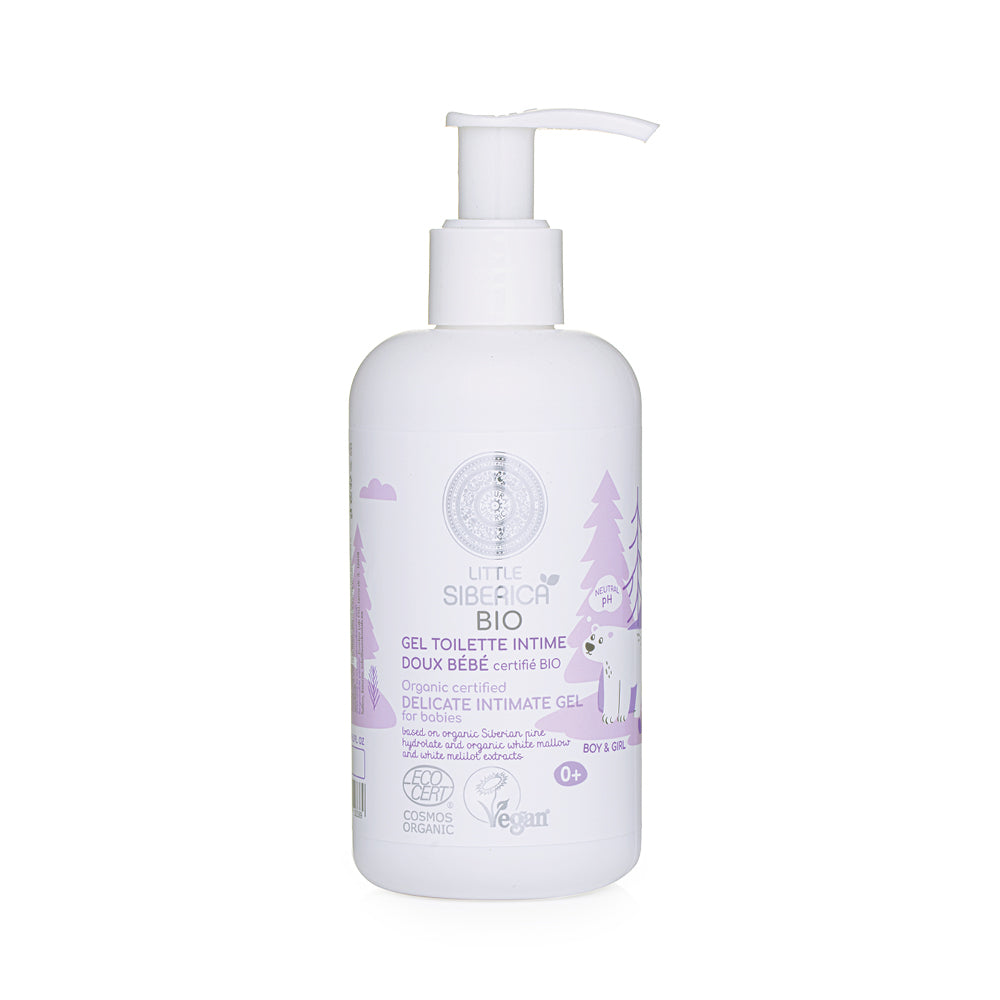 Little Siberica. Organic certified Delicate intimate gel for babies, 250 ml - Beauty Burnt