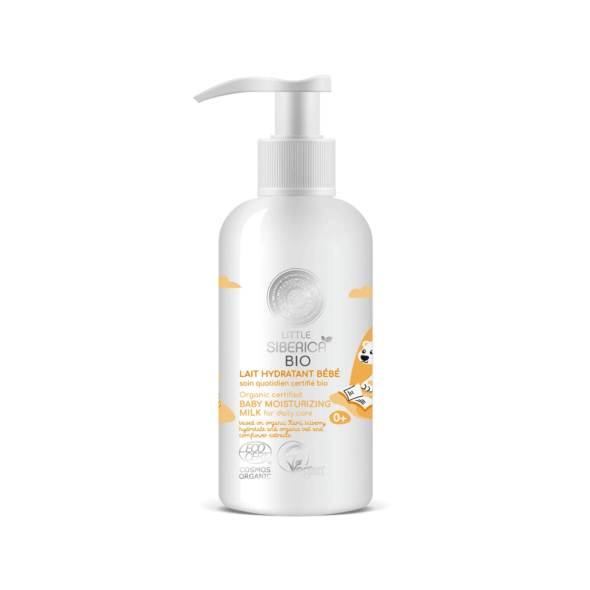 Little Siberica. Organic certified Baby Moisturizing Milk for daily care, 250 ml - Beauty Burnt