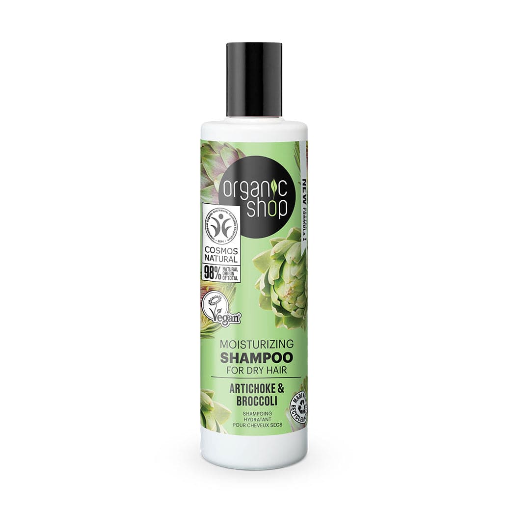 OS Moisturizing Shampoo for Dry Hair Artichoke and Broccoli, 280 ml - Organic Shop Kuwait