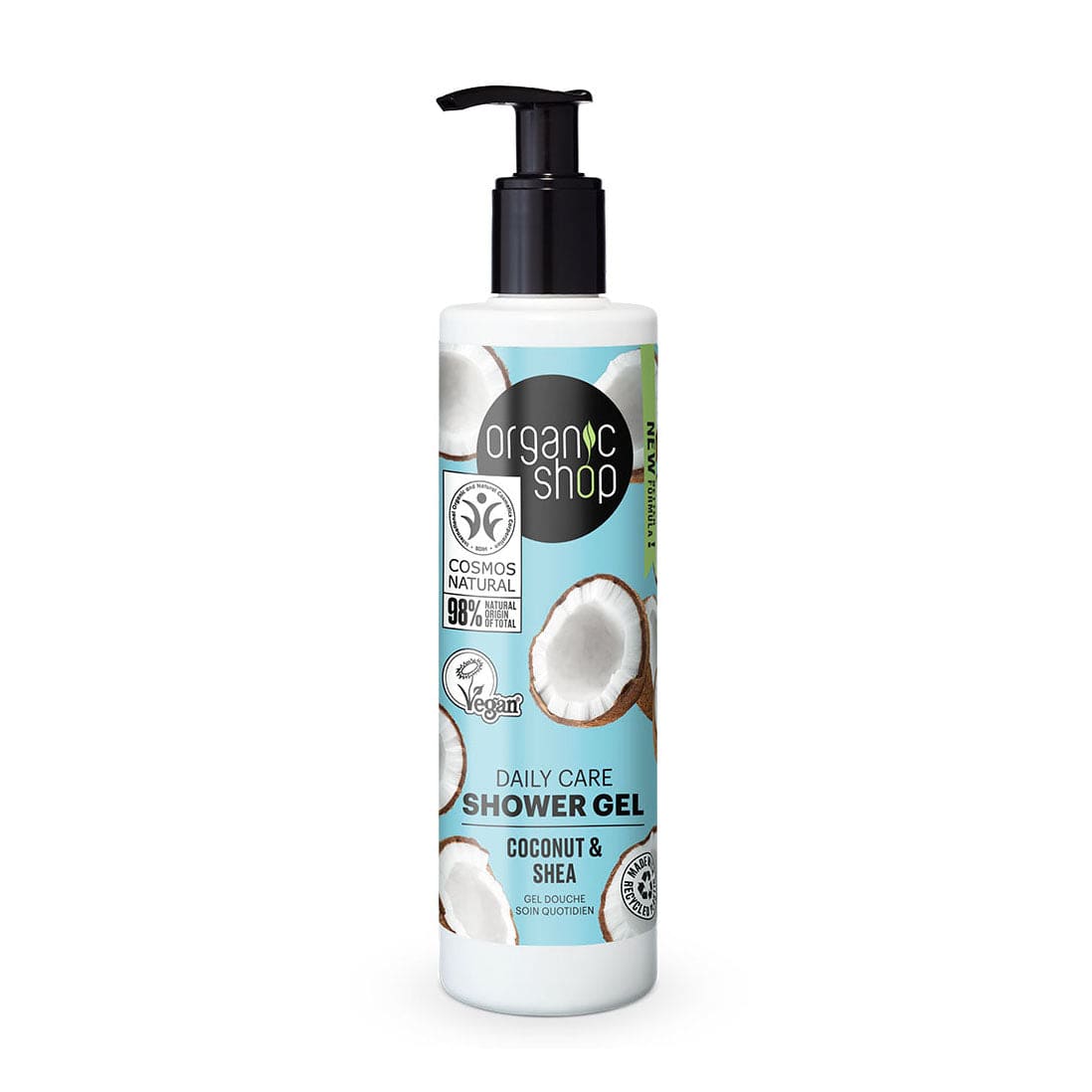 OS Daily Care Shower Gel Coconut and Shea, 280 ml - Organic Shop Kuwait