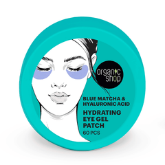 OS Hydrating Eye Gel Patch. Blue matcha & Hyaluronic Acid, 60 pcs - Organic Shop Kuwait