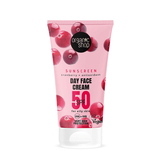 OS Sun. Sunscreen Day Face Cream 50 SPF Oily skin, 50 ml - Organic Shop Kuwait