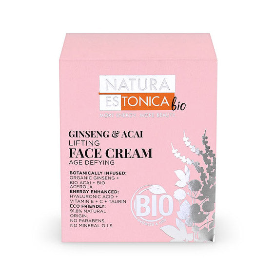 Natura Estonica Ginseng & Acai Face Cream, 50 ml