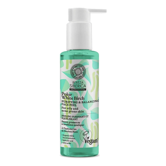 Polar White Birch. Purifying & balancing face peel, 145 ml - Natura Siberica Kuwait