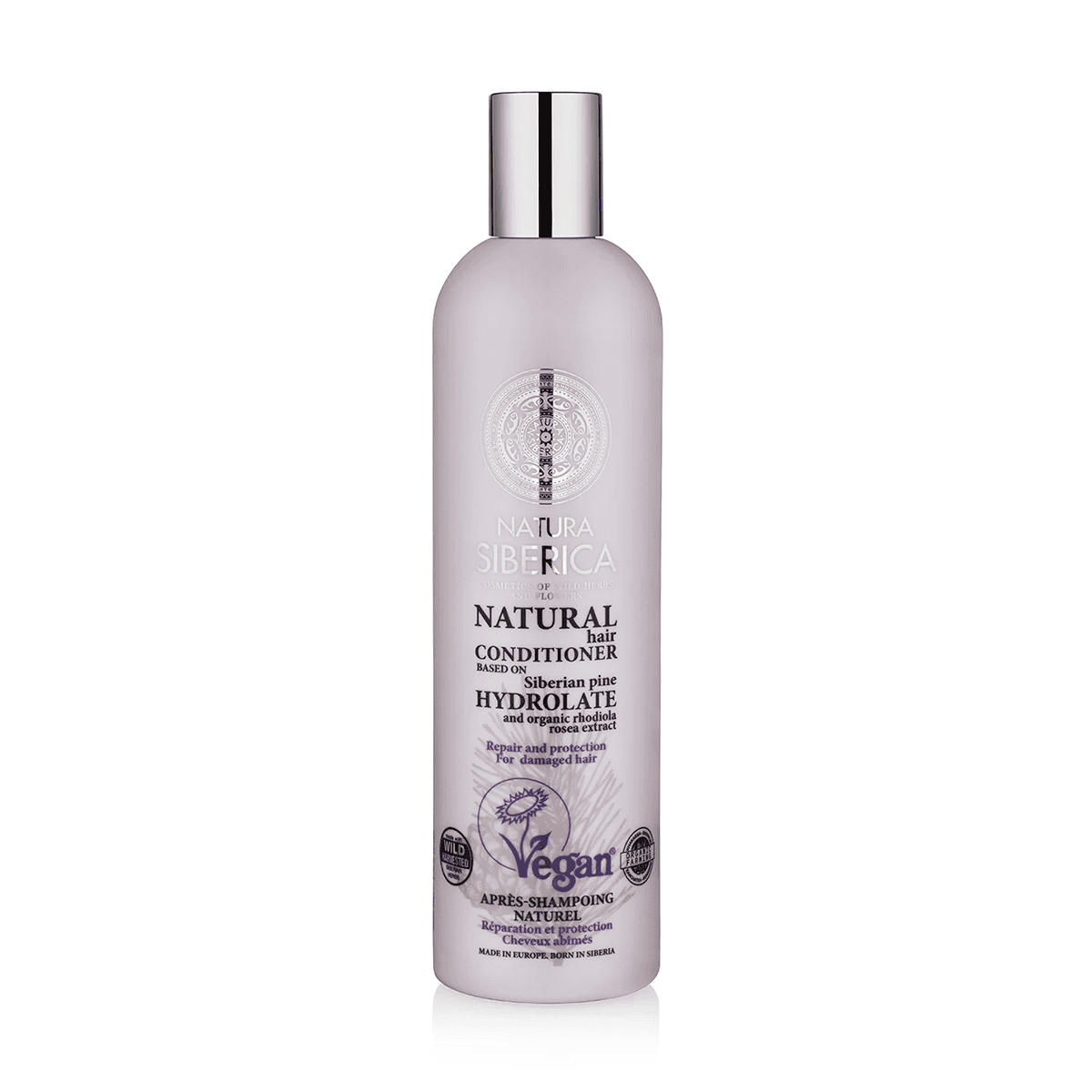 NS Natural Hair Conditioner. Repair and protection. For damaged hair, 400 ml - Natura Siberica Kuwait