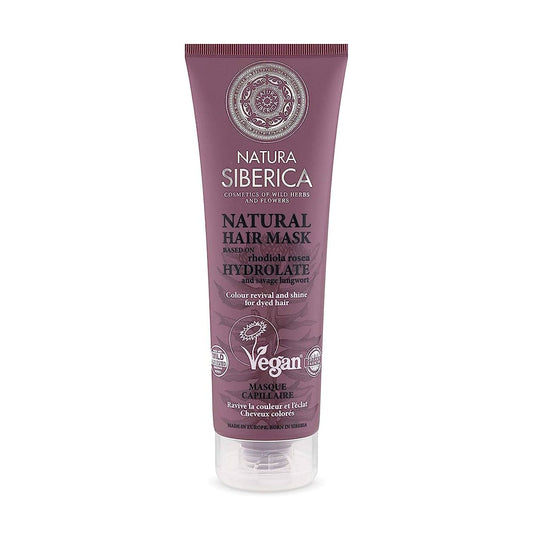 NS Natural Hair Mask. Colour revival and shine. For dyed hair, 200 ml - Natura Siberica Kuwait