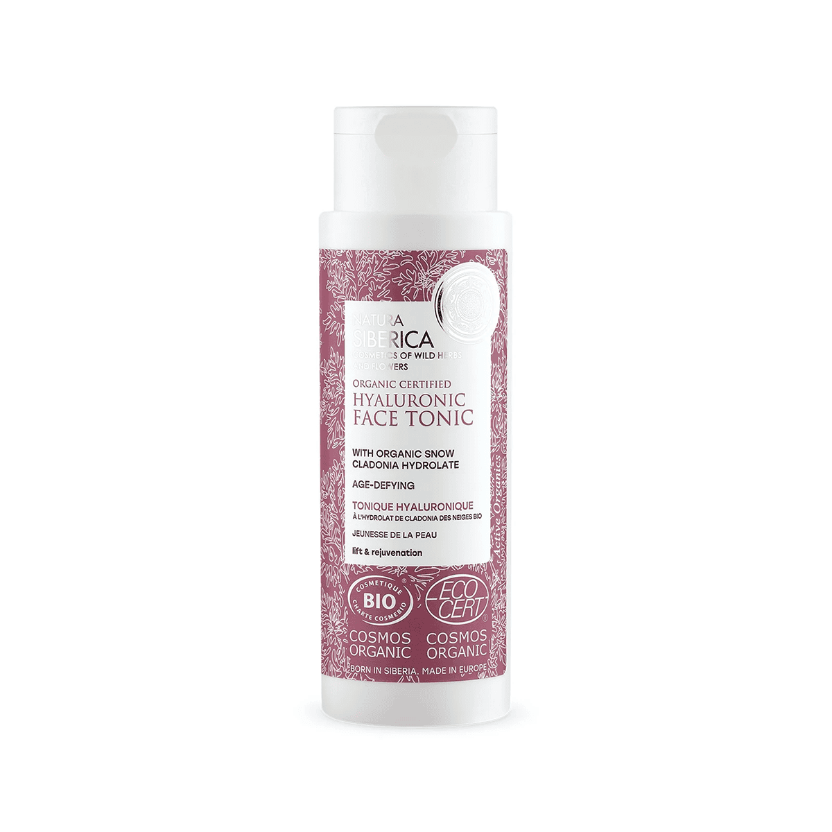 NS Organic Certified Age-Defying Hyaluronic Face Tonic, 150 ml - Natura Siberica Kuwait