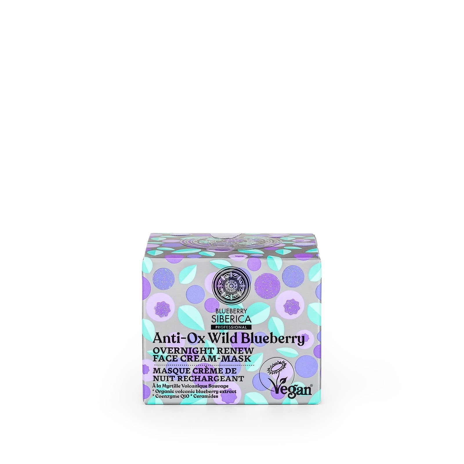 Anti-OX Wild Blueberry. Overnight renewing face cream-mask, 50 ml